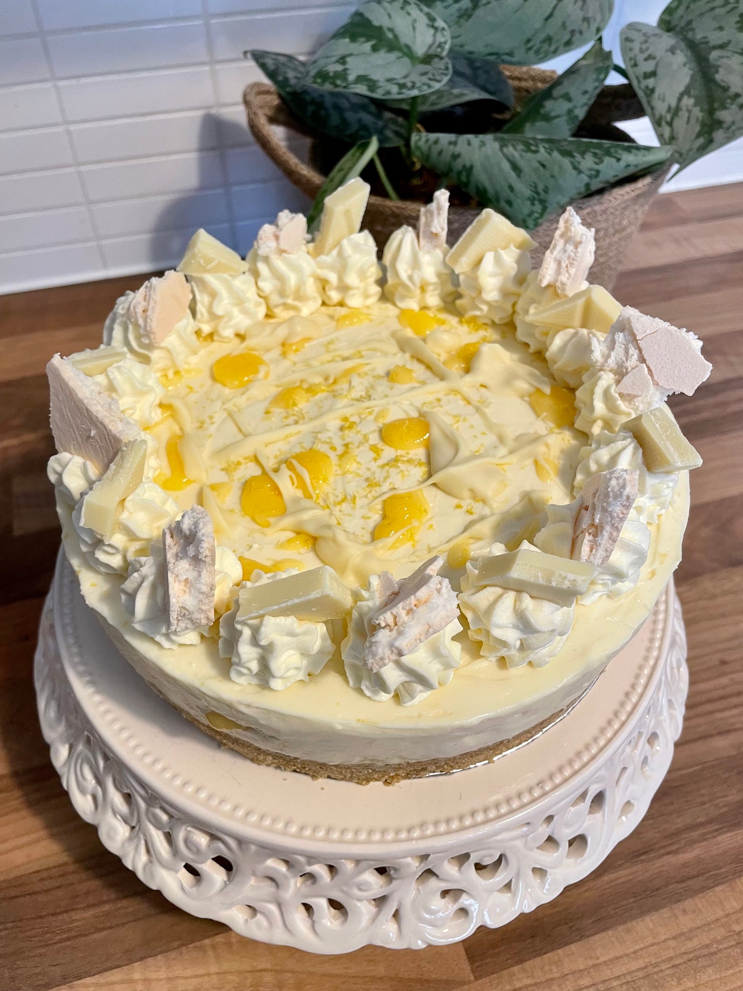 White Chocolate & Lemon Cheesecake